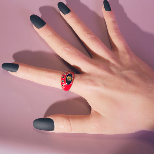 Evil Eye Signet Ring